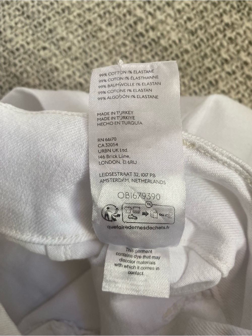 Anthropologie Maeve White Colette High Rise Crop Wide Leg Patch Pocket Pants 29 - Picture 13 of 13